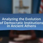 Analyzing the Evolution of Democratic Institutions in Ancient Athens