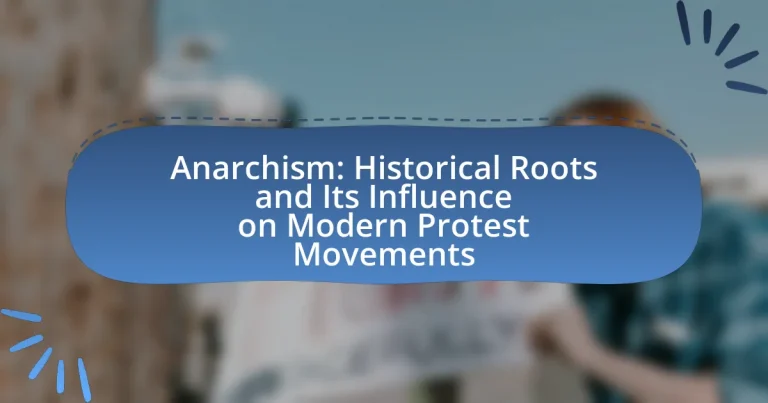 Anarchism: Historical Roots and Its Influence on Modern Protest Movements