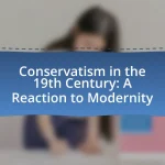 Conservatism in the 19th Century: A Reaction to Modernity