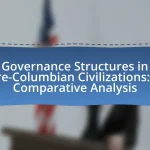 Governance Structures in Pre-Columbian Civilizations: A Comparative Analysis