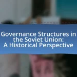 Governance Structures in the Soviet Union: A Historical Perspective