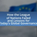 How the League of Nations Failed and Lessons for Today’s Global Governance