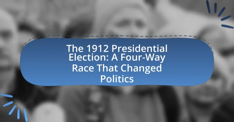 The 1912 Presidential Election: A Four-Way Race That Changed Politics