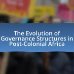 The Evolution of Governance Structures in Post-Colonial Africa