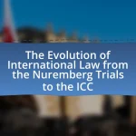 The Evolution of International Law from the Nuremberg Trials to the ICC