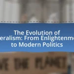 The Evolution of Liberalism: From Enlightenment to Modern Politics