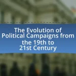 The Evolution of Political Campaigns from the 19th to 21st Century