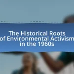 The Historical Roots of Environmental Activism in the 1960s