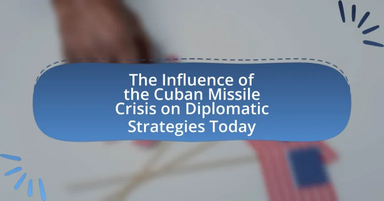The Influence of the Cuban Missile Crisis on Diplomatic Strategies Today