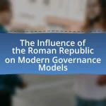 The Influence of the Roman Republic on Modern Governance Models