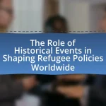 The Role of Historical Events in Shaping Refugee Policies Worldwide