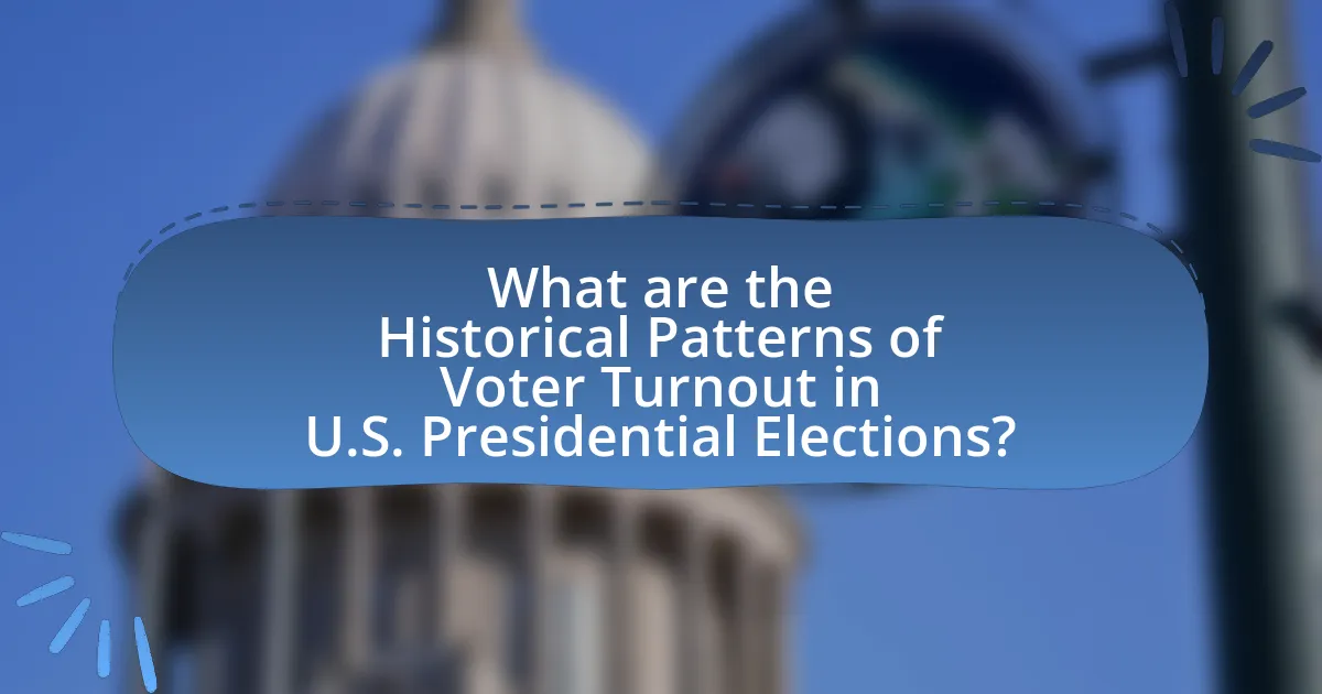 What are the Historical Patterns of Voter Turnout in U.S. Presidential Elections?